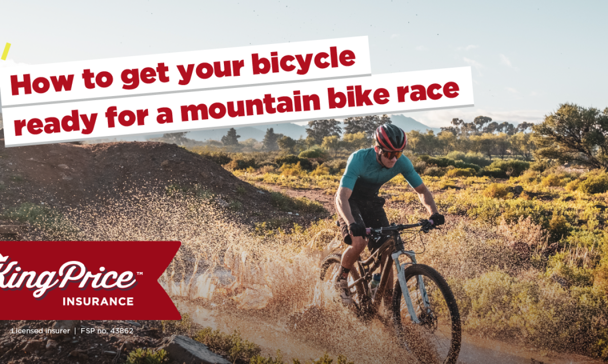 How to get your bicycle ready for a mountain bike race King Price Insurance